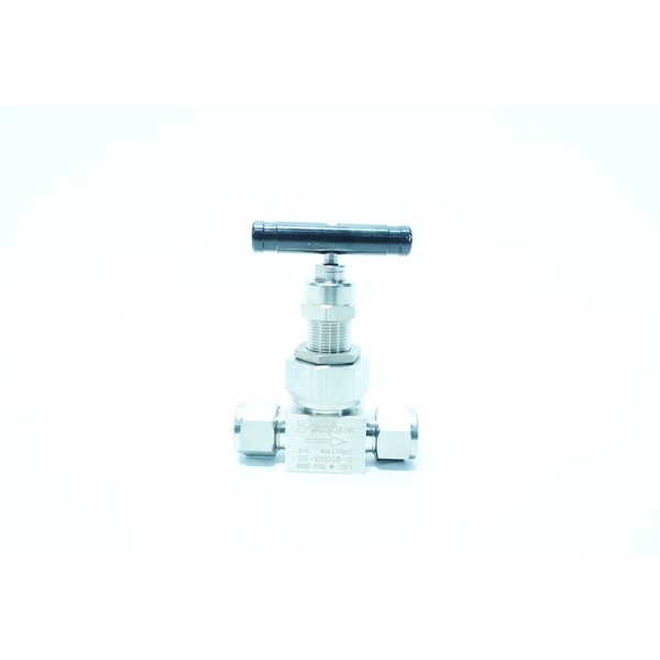 Swagelok Manual Tube Stainless 6000Psi 12In Needle Valve SS-6NBS8-G